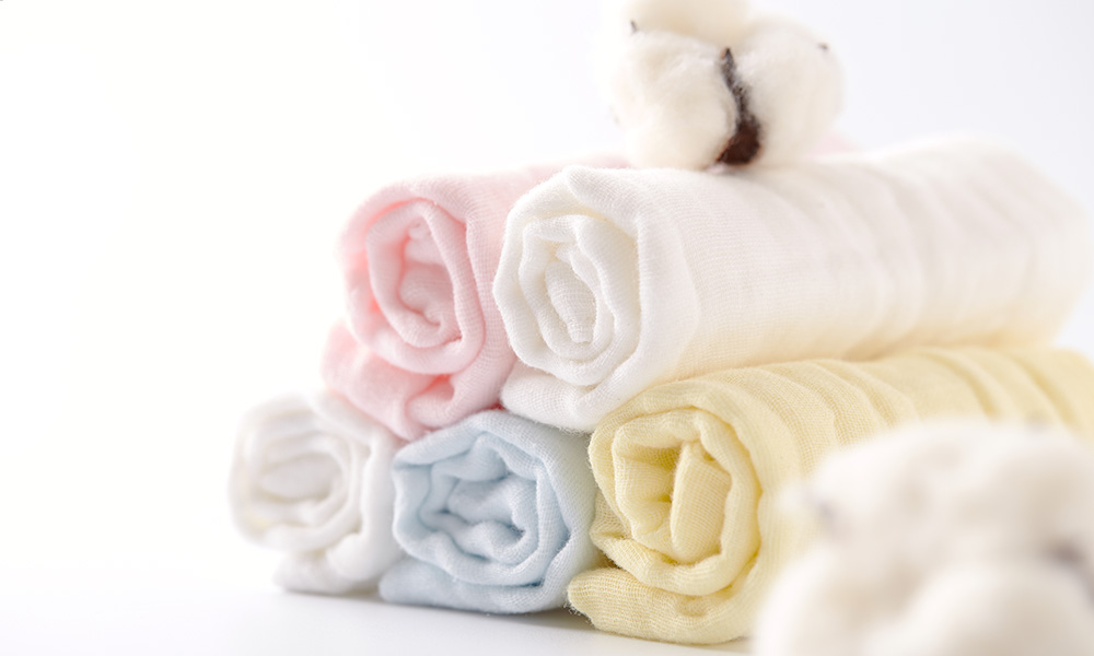 Miya baby cotton square towel
